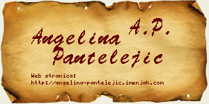Angelina Pantelejić vizit kartica